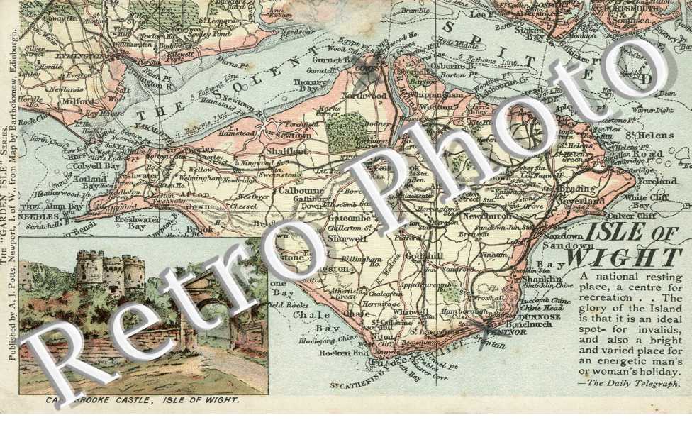 Carte geographique de l&#039;Ile de Man