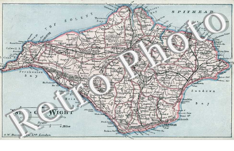 Carte geographique de l&#039;Ile de Man