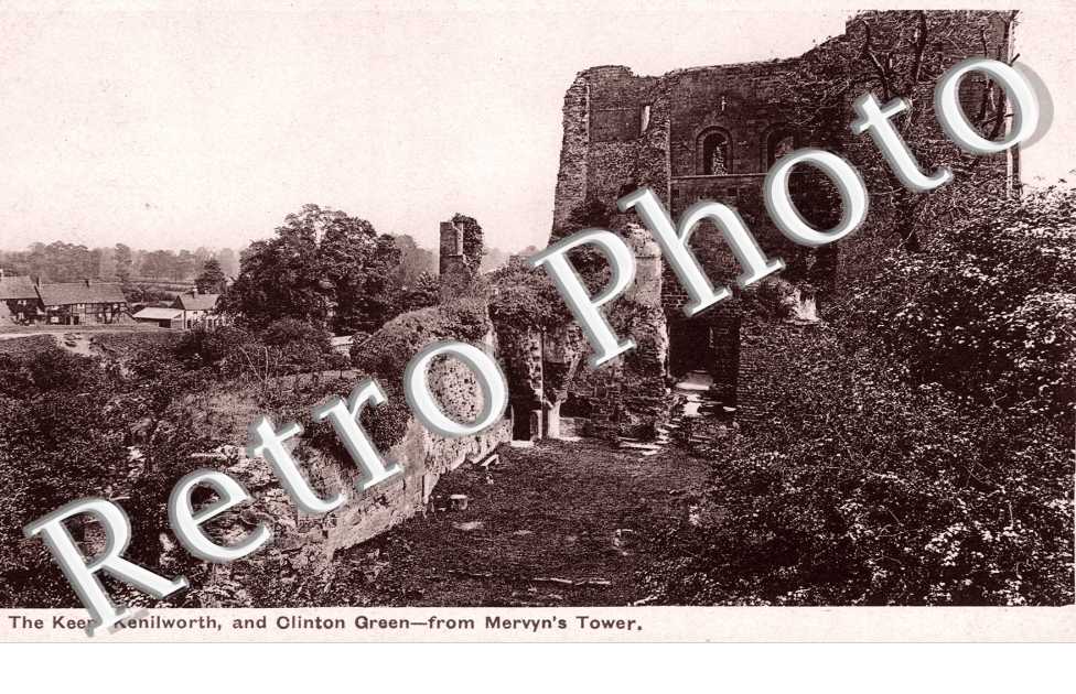the Keep, Kenilworth and Olinton Green from mervyn&#039;s Tower