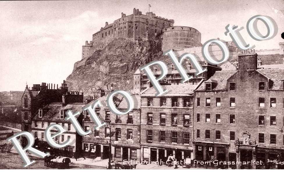 Edinburgh Castle from Grass market