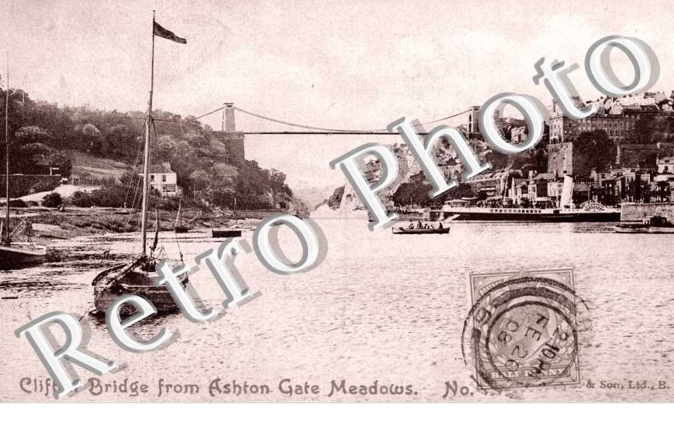 Clifton Bridge from Ashton Gate Meadows