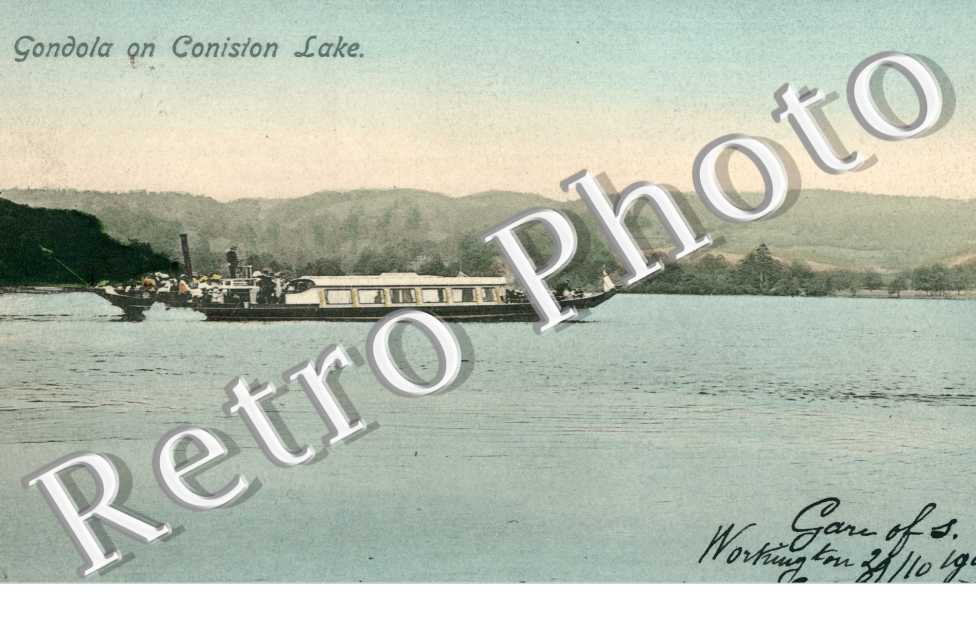 Gondola on Coniston Lake