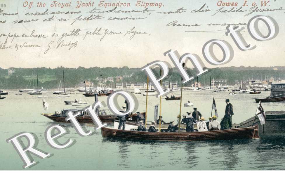 Off the Royal Yacht Squadron Slipway