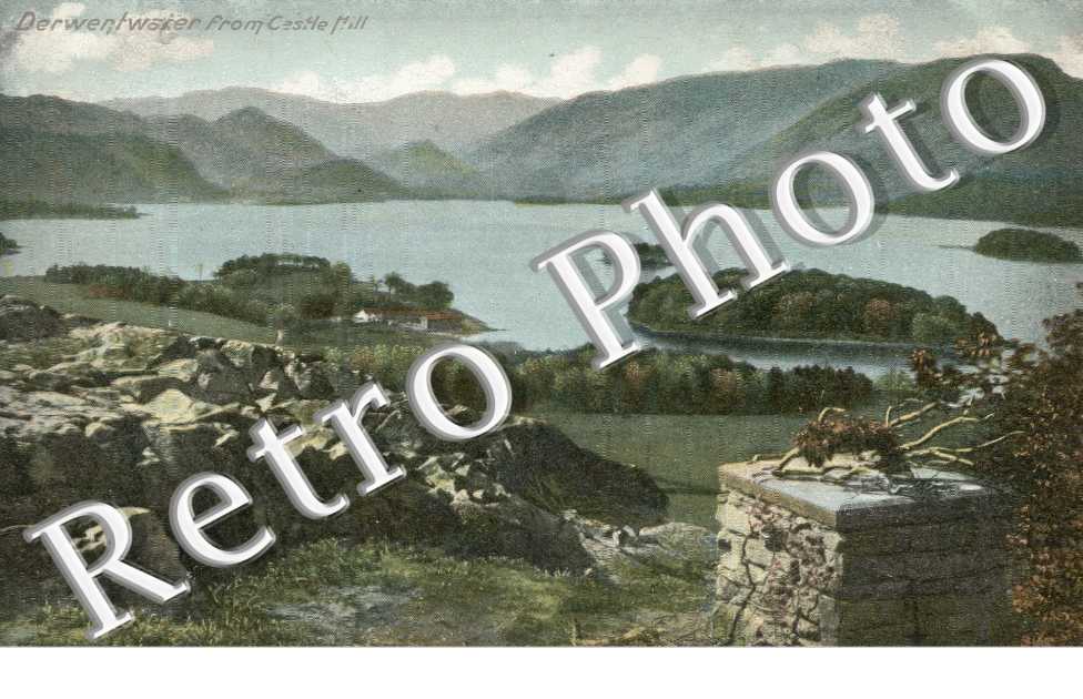 Derwentwater from castle Hill