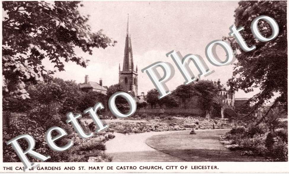 the Castle Gardens and Saint Mary de castro Church