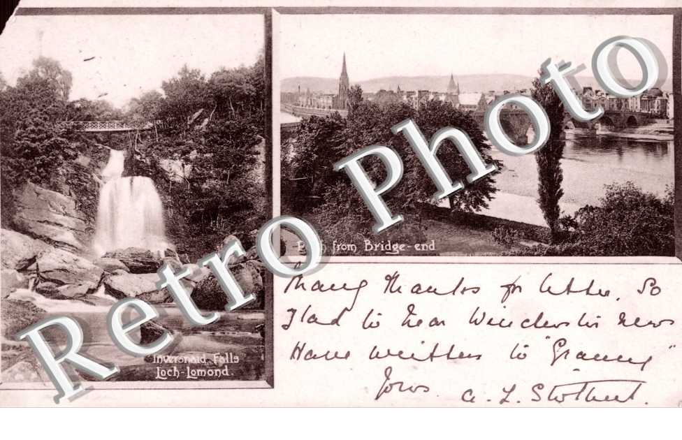 Perth Bridge-end, Inversnaid Falls