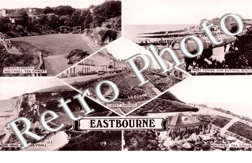Wish Tower and Bathing Beach, Italian Gardens, Beachy Head and Holywell