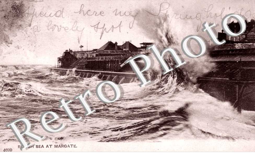 Rough sea at Margate