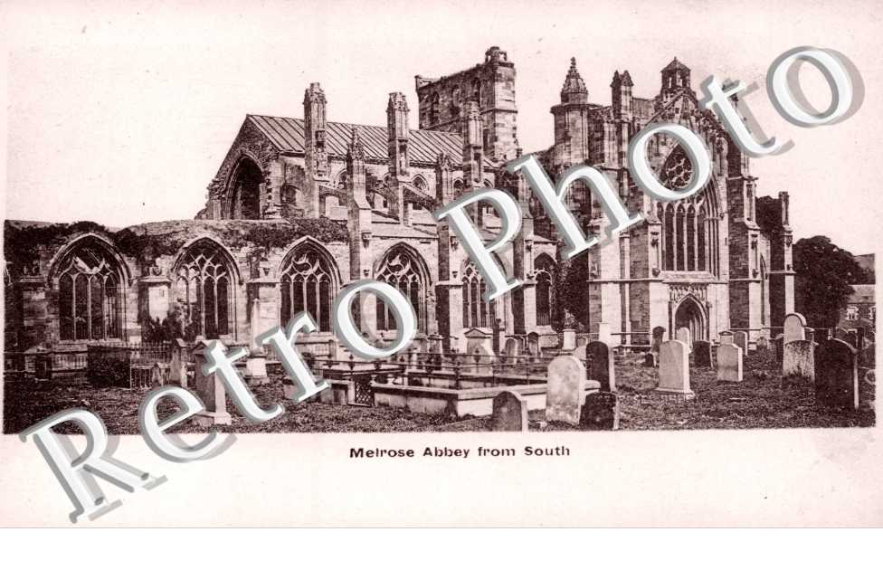 Melrose Abbey from South