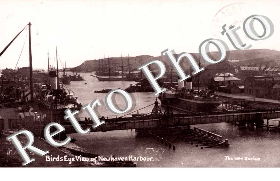 Birds eye view of Newheaven Harbour