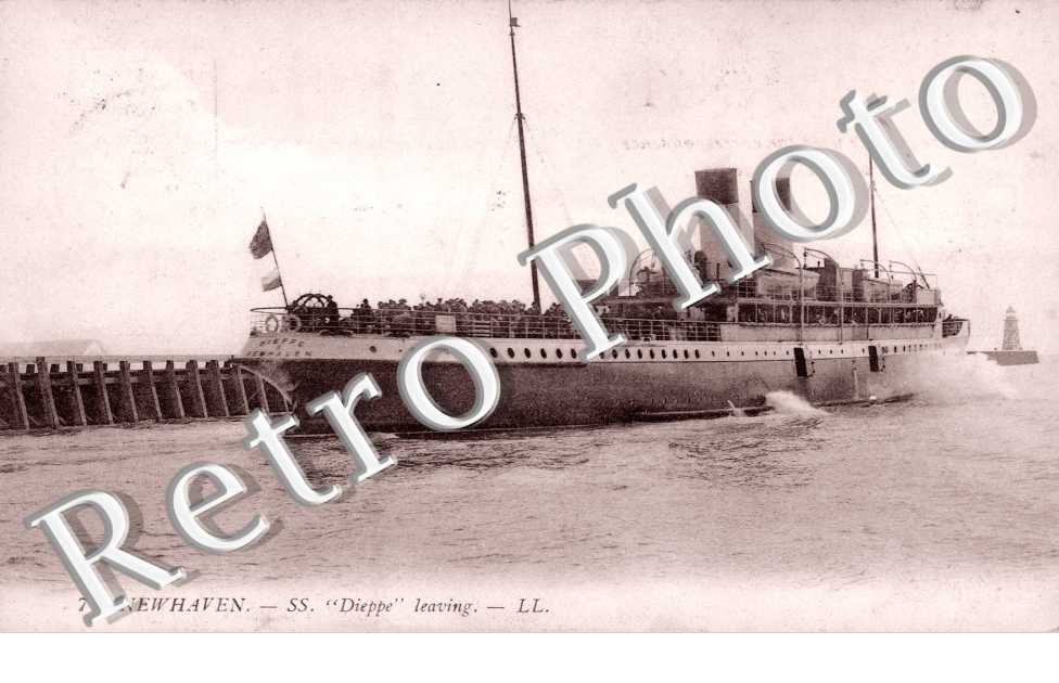 S.S Dieppe leaving