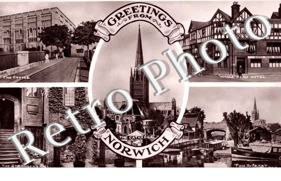 Maids Head Hotel, Pull&#039;s Ferry, the Castle, the Strangers&#039; Hall