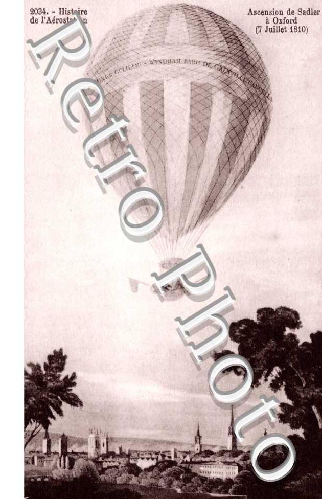 Ascencion de Sadler, Histoire de l&#039;Aerostation