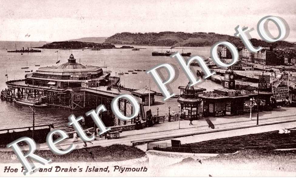 Hoe Pier and Drake&#039;s Island
