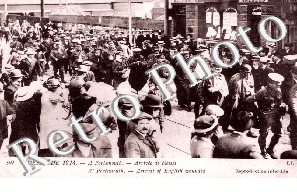 Guerre de 1914, Arrivee des blesses