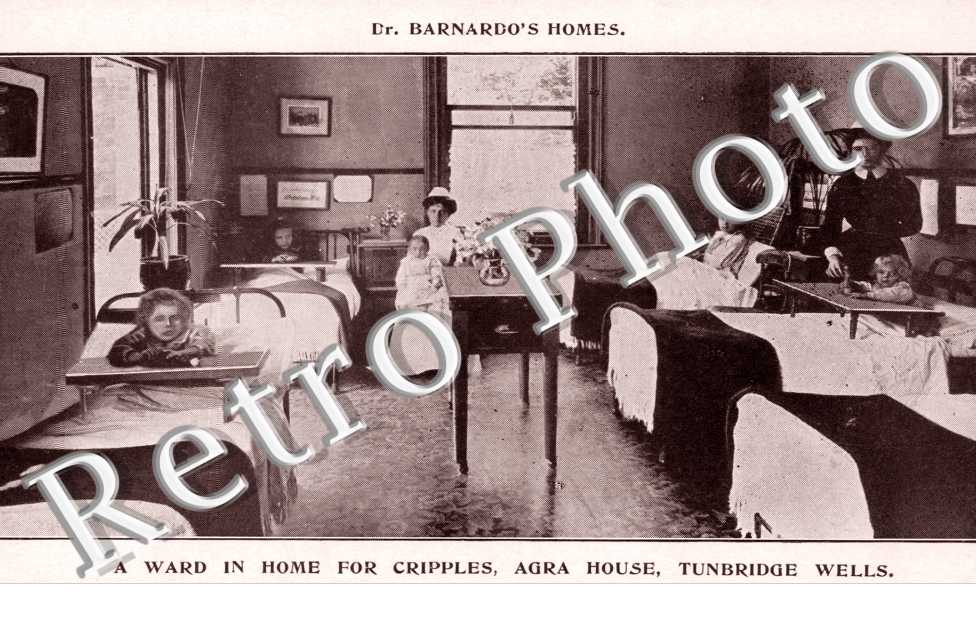 A Ward in Home for Cipples, Agra House