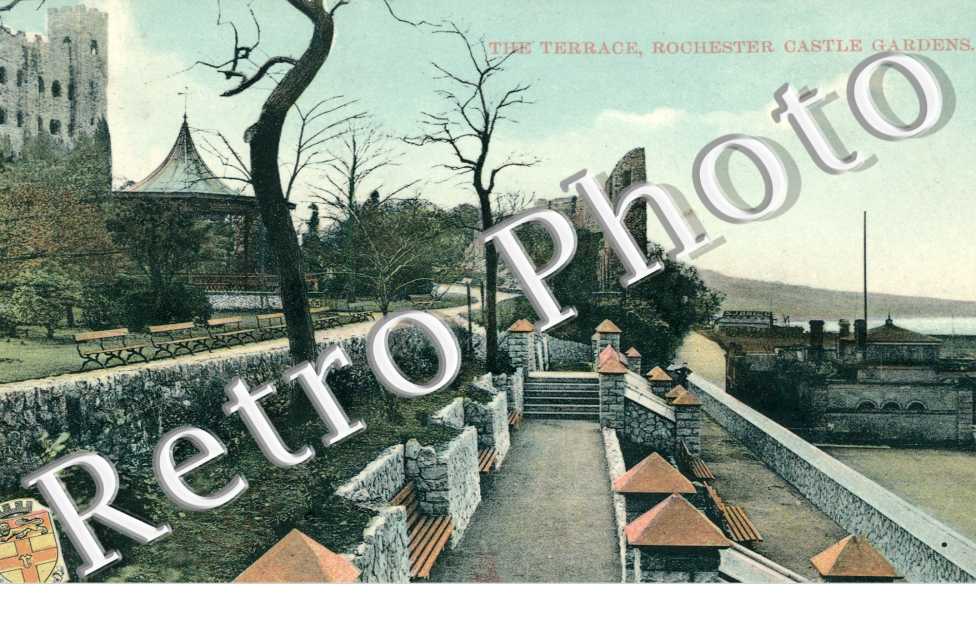 the Terrace, Rochester Castle Gardens