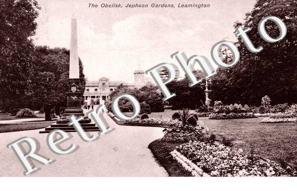 the Obelisk, Jephson Gardens