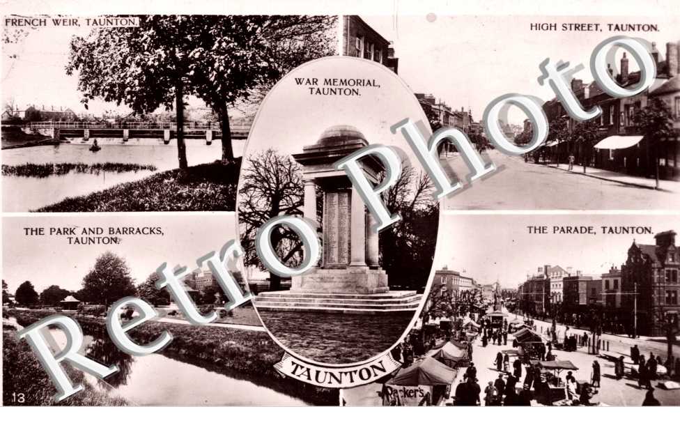 War Memorial, the Park and Barracks, the Parade