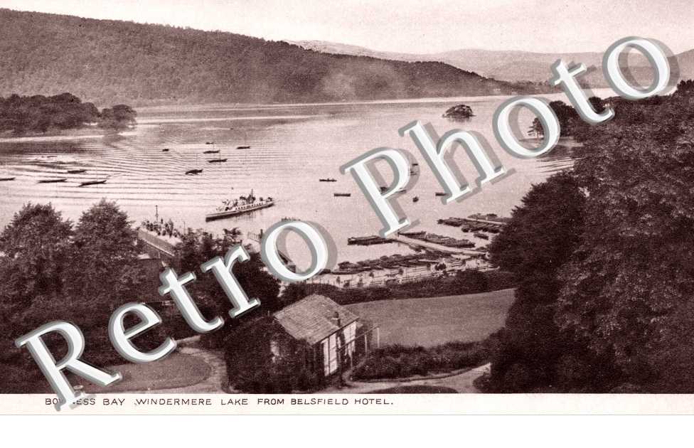 Bowness Bay Windermere Lake from Belsfield Hotel