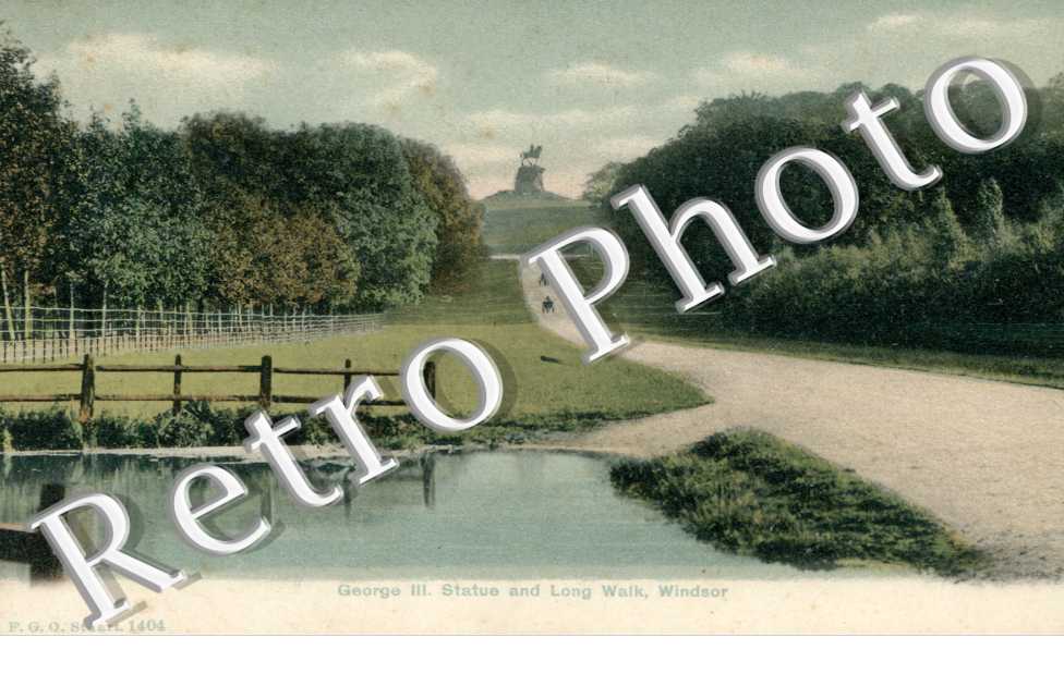 George III Statue and Long Walk