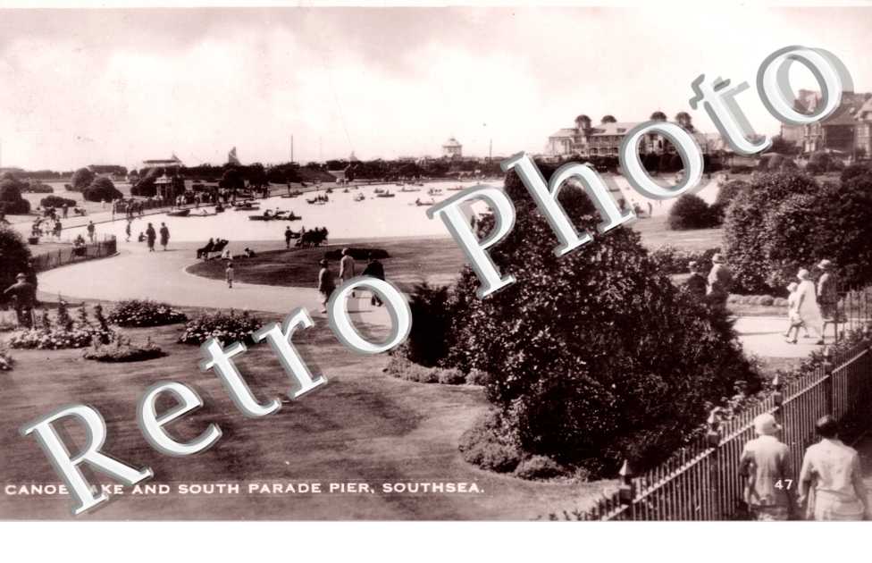 Canoe Lake and South Parade Pier