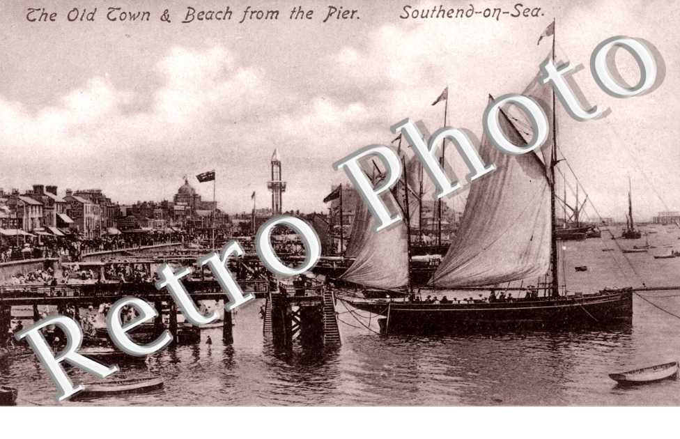 the Old Town and Beach from the Pier