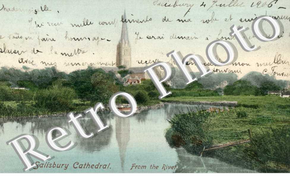 Salisbury Cathedral from the River