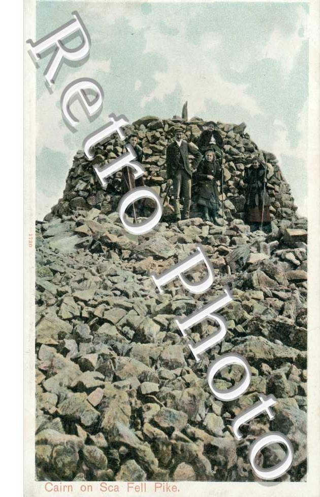 Cairn on Sca Fell PIke