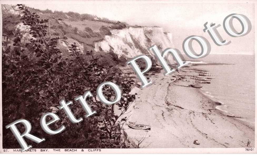 Saint Margarets Bay, the Beach and Cliffs
