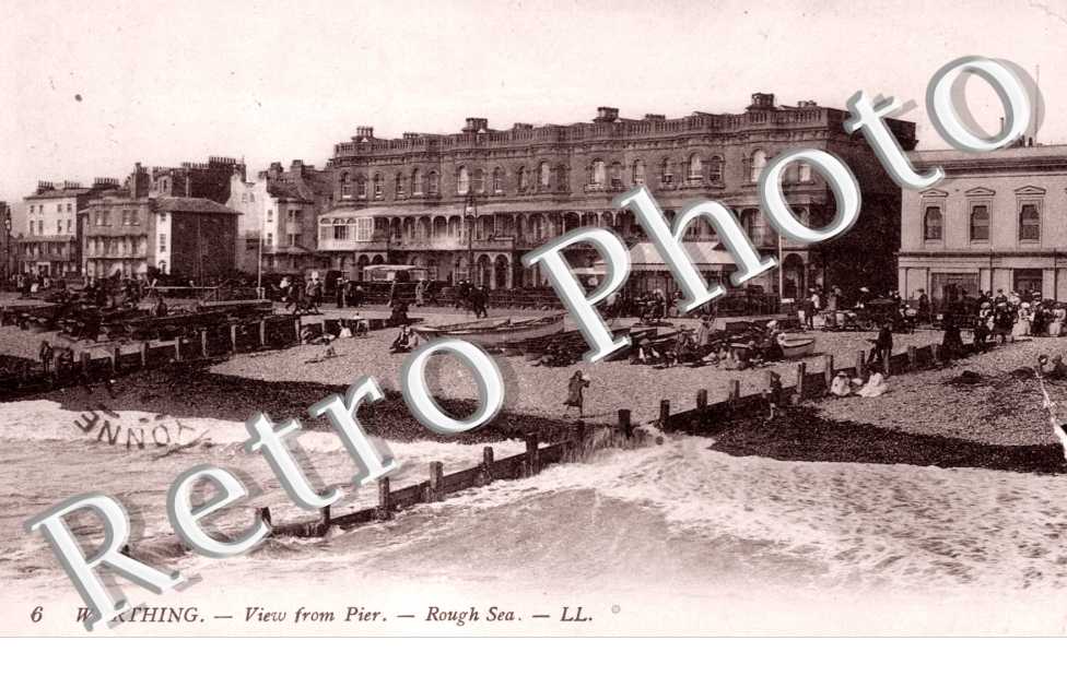 View from Pier, Rough Sea