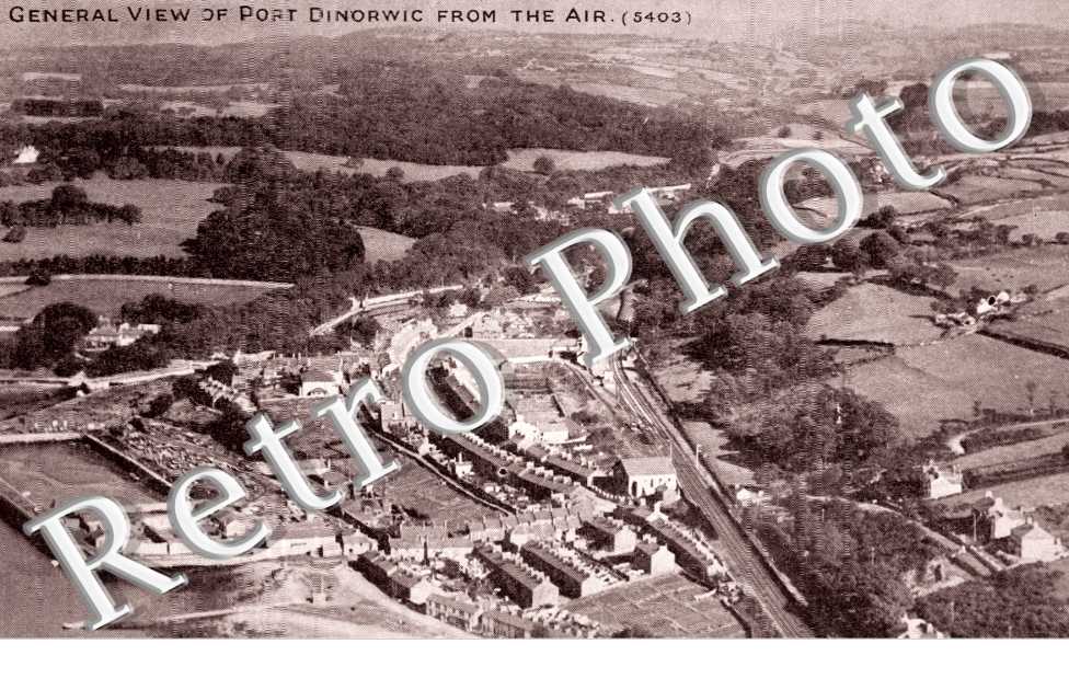 General View of Port Dinorwic from the Air