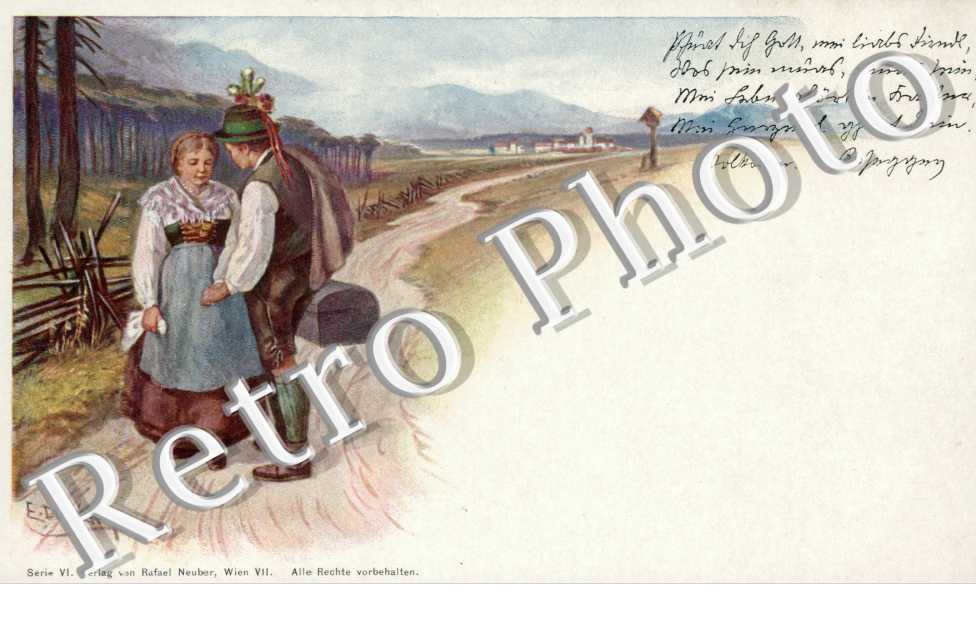 Deux personnes en costumes traditionnels