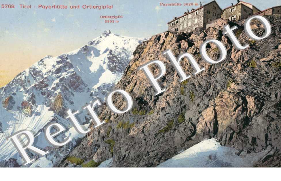 Payerhutte und Ortleigipfel