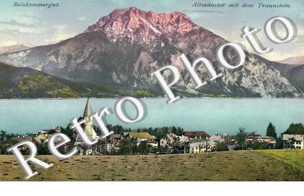 Salzkammergut, Almunster mit dem Traunstein