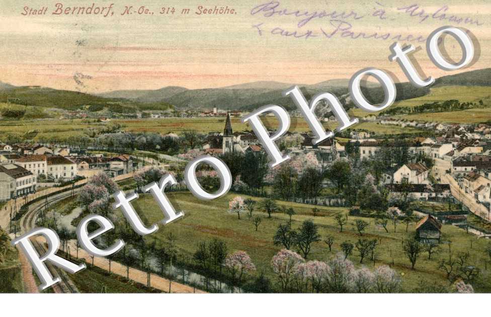 Stadt Berndorf mit Seehohe
