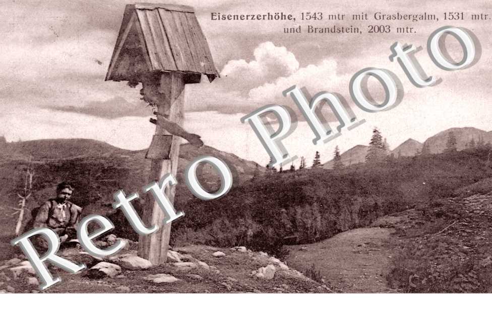 Eisenerzhohe 1543 meters mit Grasbergalm und Bradstein