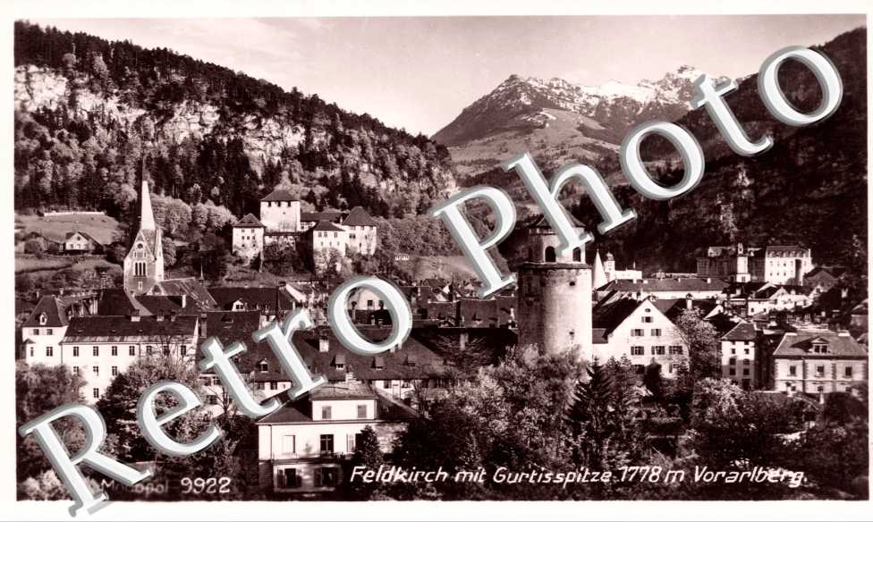 Feldkirch mit Gurtsspitze, Voralberg