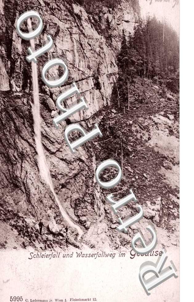 Schleierfall und Wasserfallweg im Gesause
