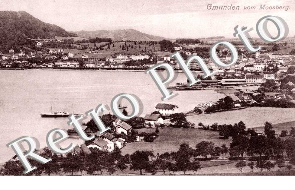 Gmunden vom Moosberg