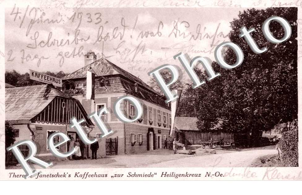 Theresie Janetschek's Kaffehaus "zur Schmiede" Heiligenkreuz