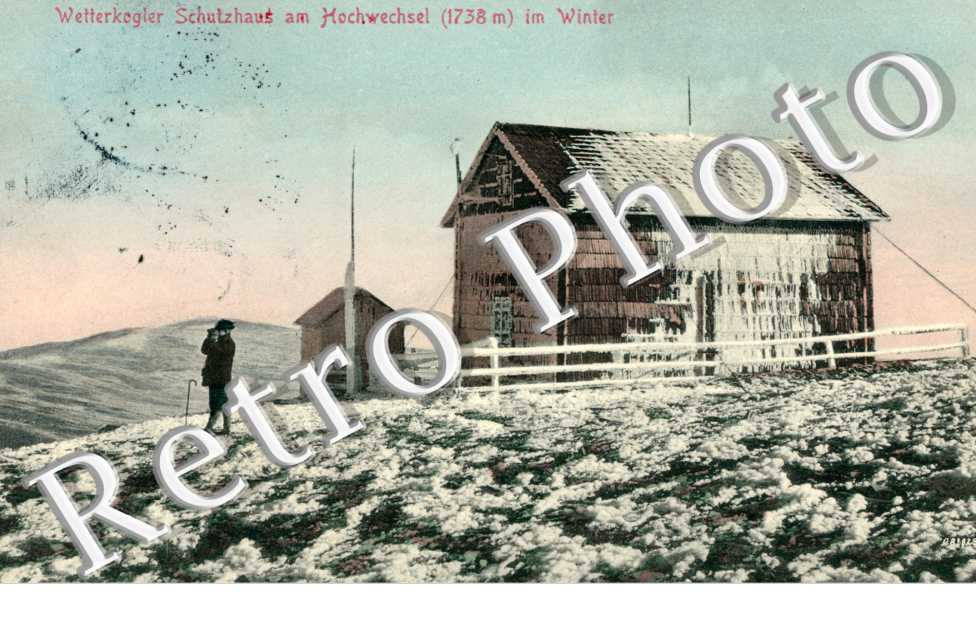 Wetterkogler Schutzhaus am Hochwechsel im Winter