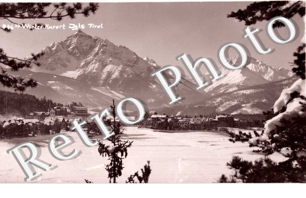 Winter Kurort Igls Tirol