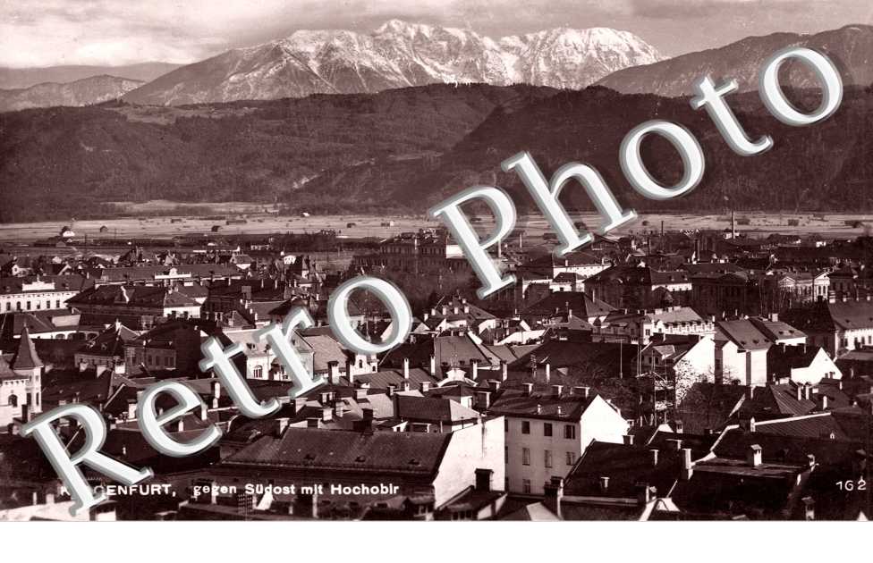 Klagenfurt gegn Sudost mit Hochobir