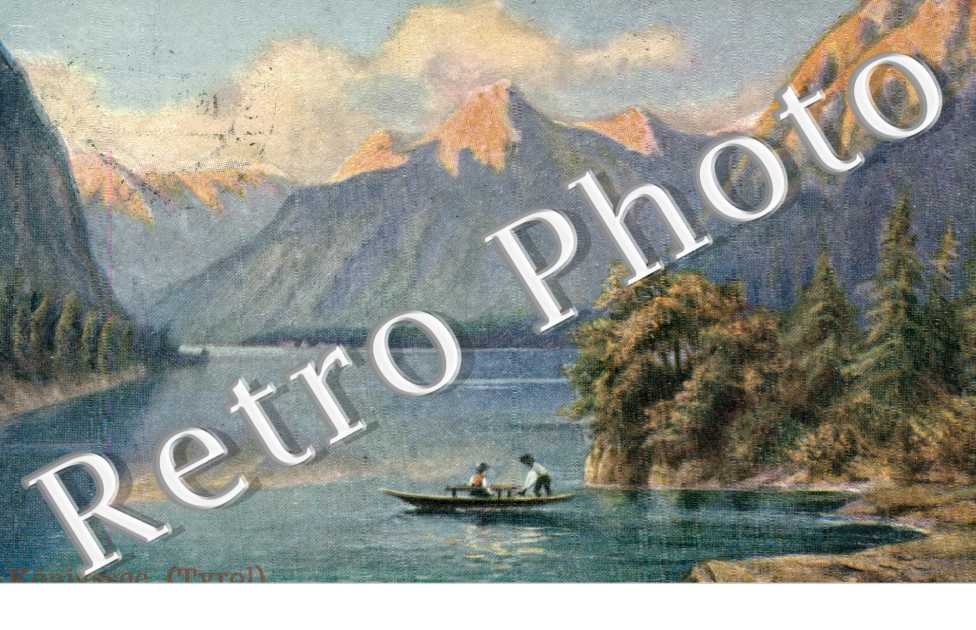 Une Barque sur l'eau et la Vallee