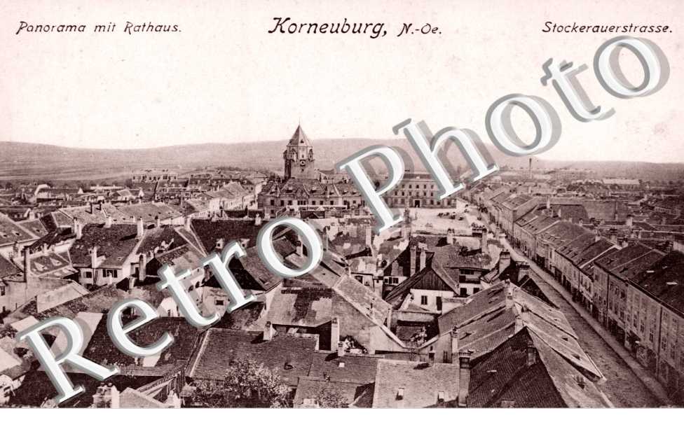Panorama mit rathaus, Stockerauerstrasse
