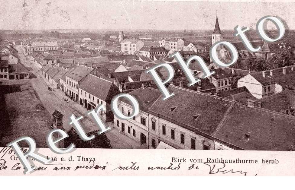 Blick vom Rathausthurme herab