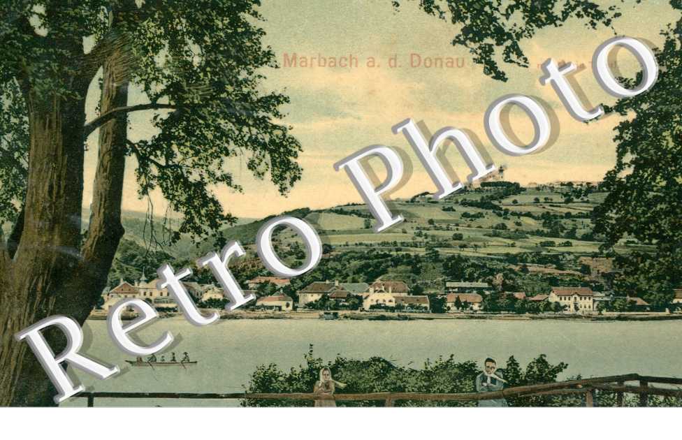 Marbach an der Donau mit Maria Taferl.