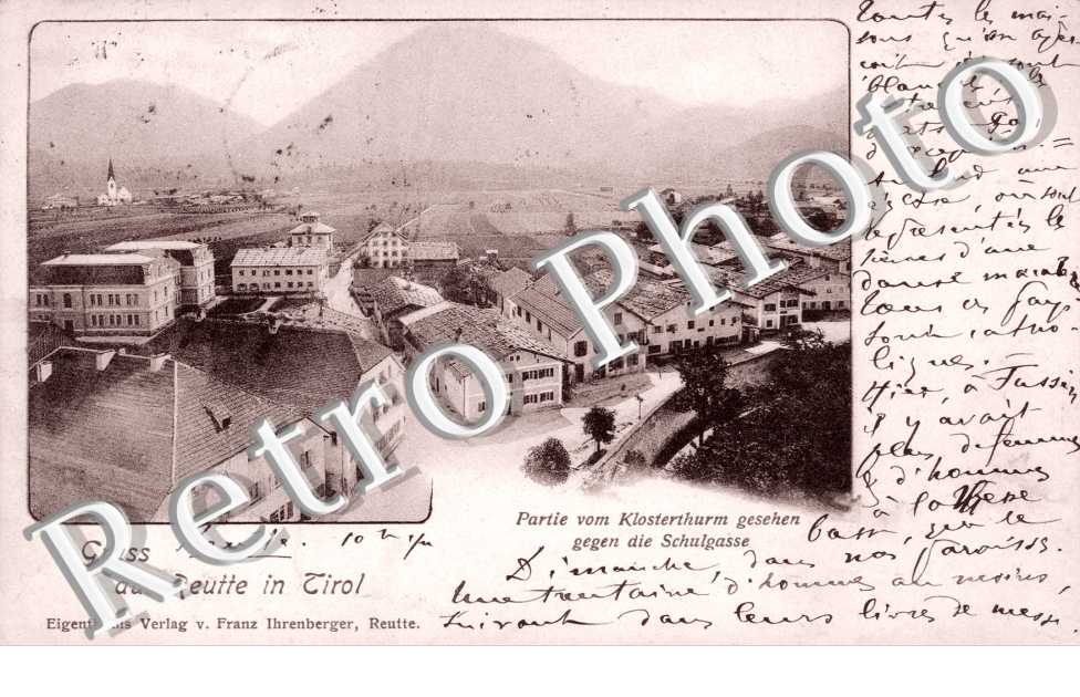 Partie vom Klosterthurm gesehen gegen die Schulgasse