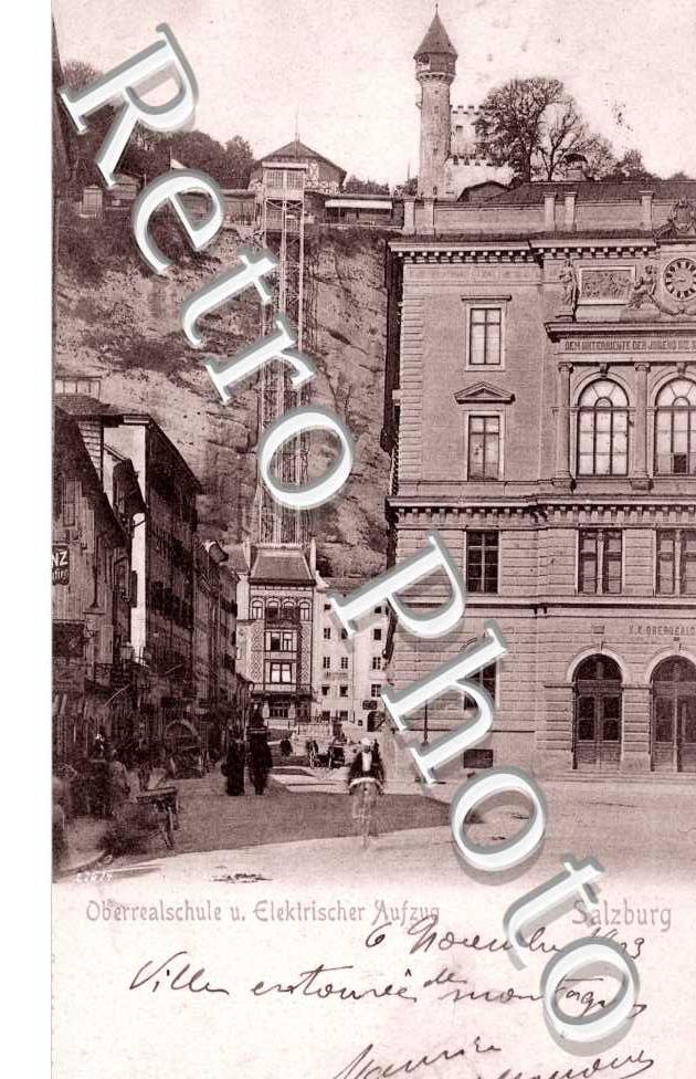 Oberrealschule u Elektrischer Aufzug